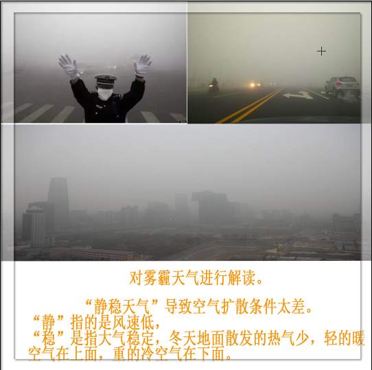 霧霾天氣主要安全，拐彎人多慢行多觀察