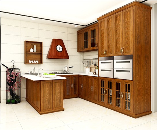 全鋁櫥柜-02（風(fēng)格：中式；顏色：黃花梨）