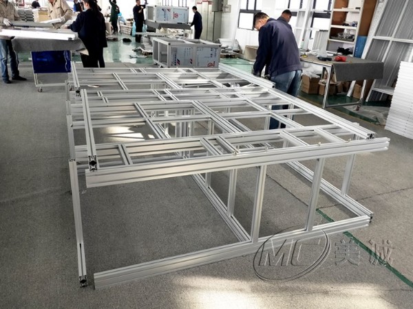 N95口罩機鋁型材機架現(xiàn)貨靠搶？交期靠搶？